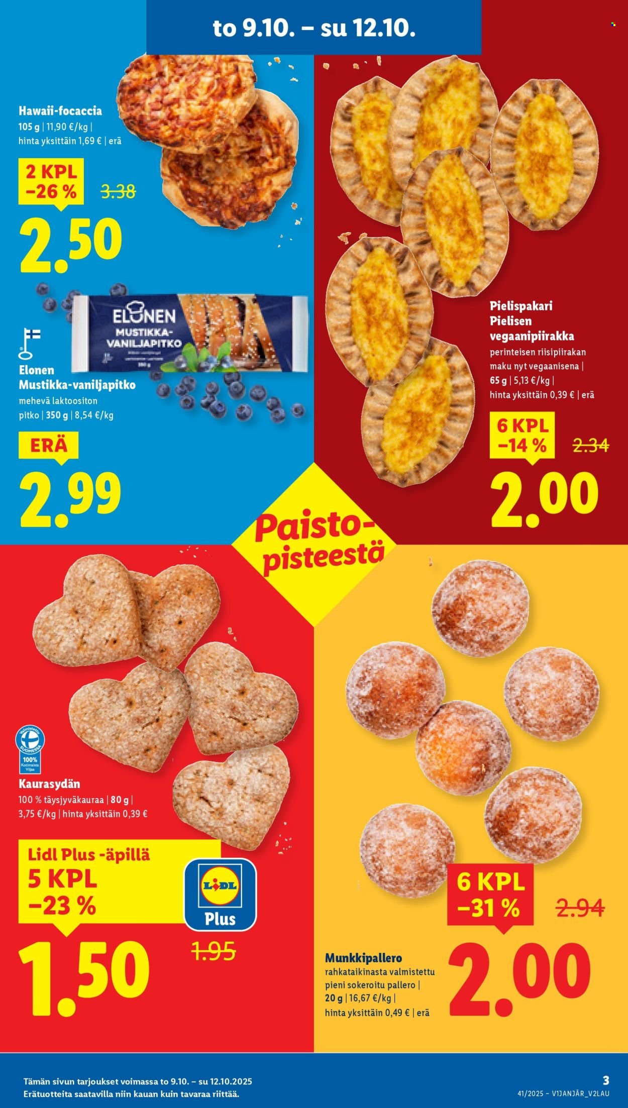 LIDL tarjoukset - Alkaen TO 9.10.2025 (2025-10-09 - 2025-10-15)