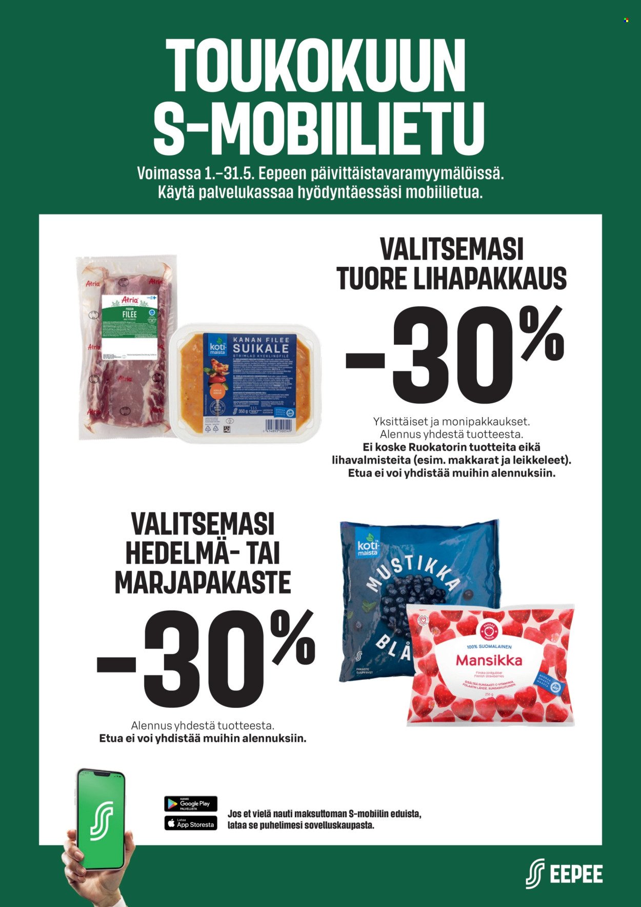 S-MARKET tarjoukset - Toukokuun s-mobilietu