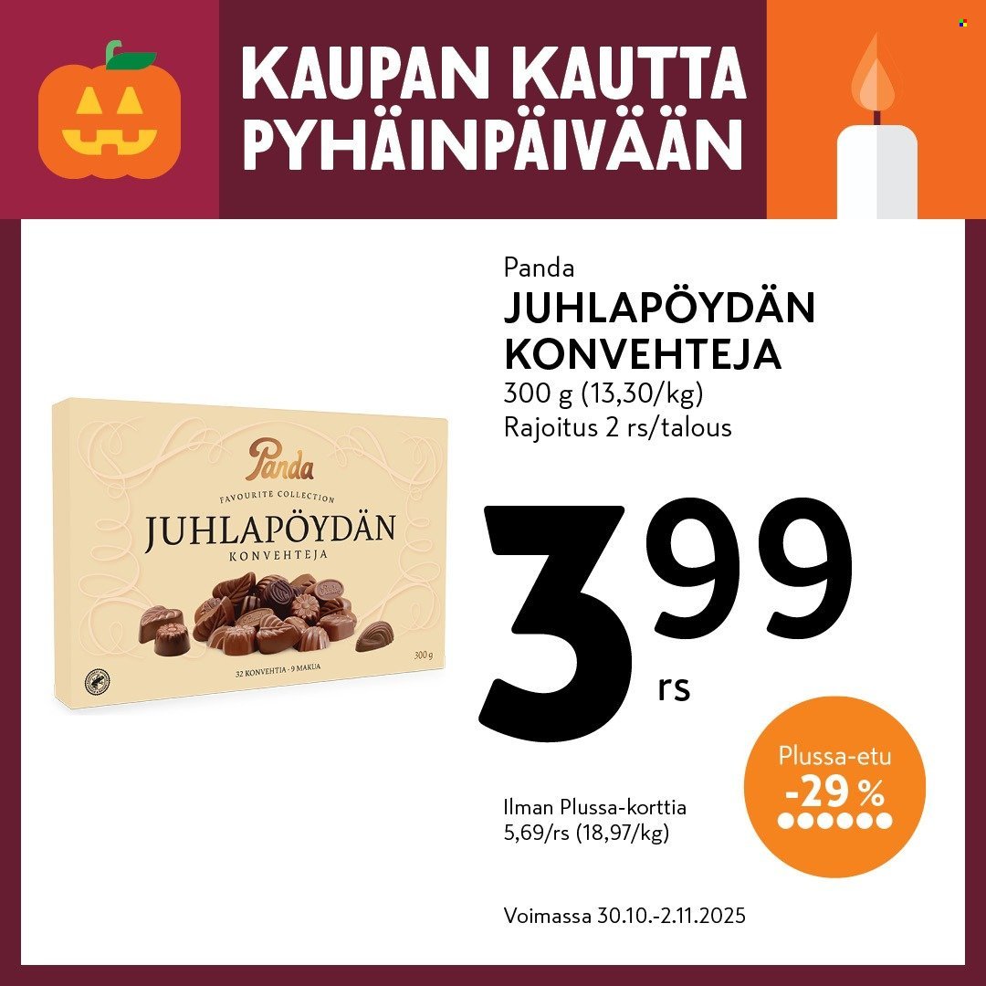 K-MARKET tarjoukset - Alkaen TO 30.10.2025 (2025-10-30 - 2025-11-02)