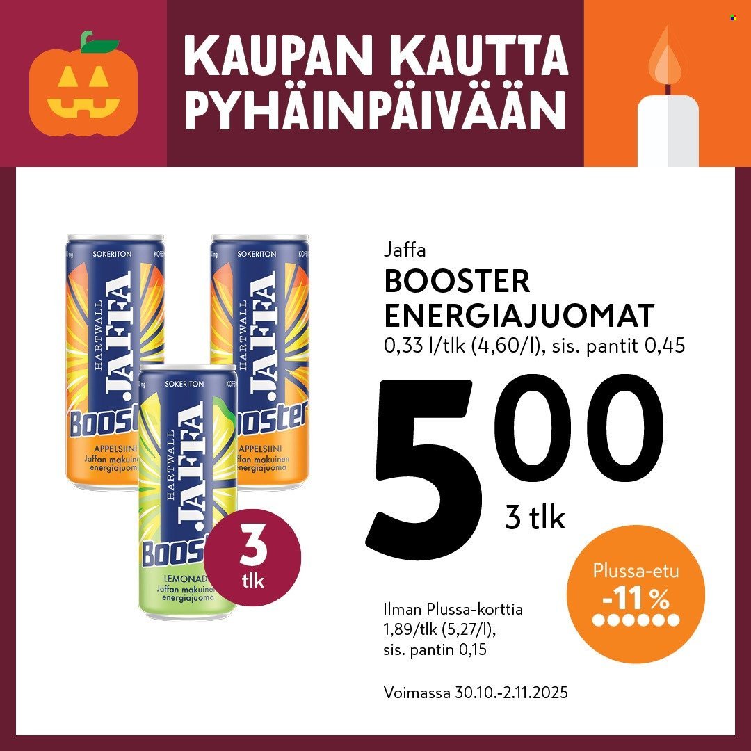 K-MARKET tarjoukset - Alkaen TO 30.10.2025 (2025-10-30 - 2025-11-02)