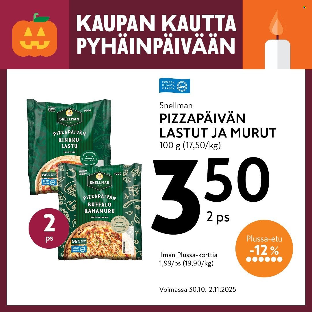 K-MARKET tarjoukset - Alkaen TO 30.10.2025 (2025-10-30 - 2025-11-02)