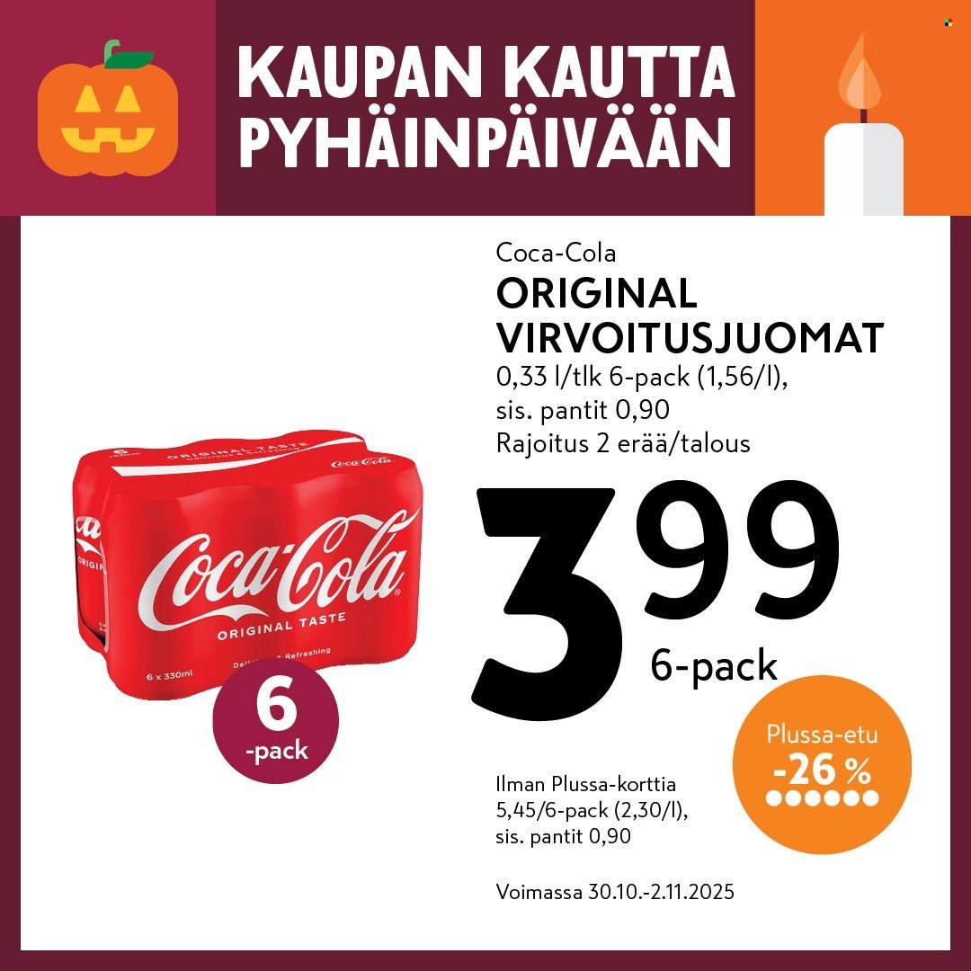 K-MARKET tarjoukset - Alkaen TO 30.10.2025 (2025-10-30 - 2025-11-02)