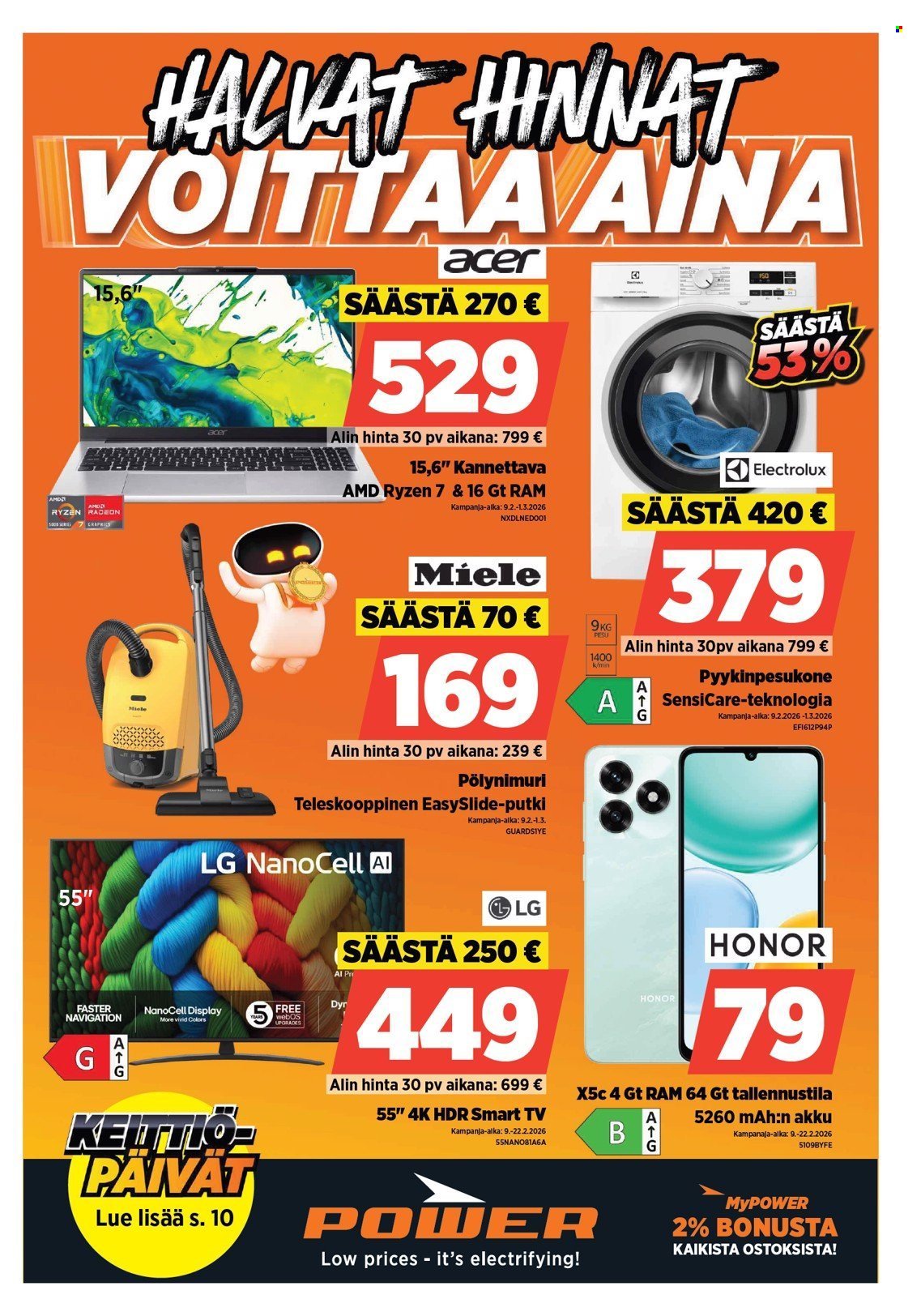 POWER tarjoukset - Helmikuu 2026