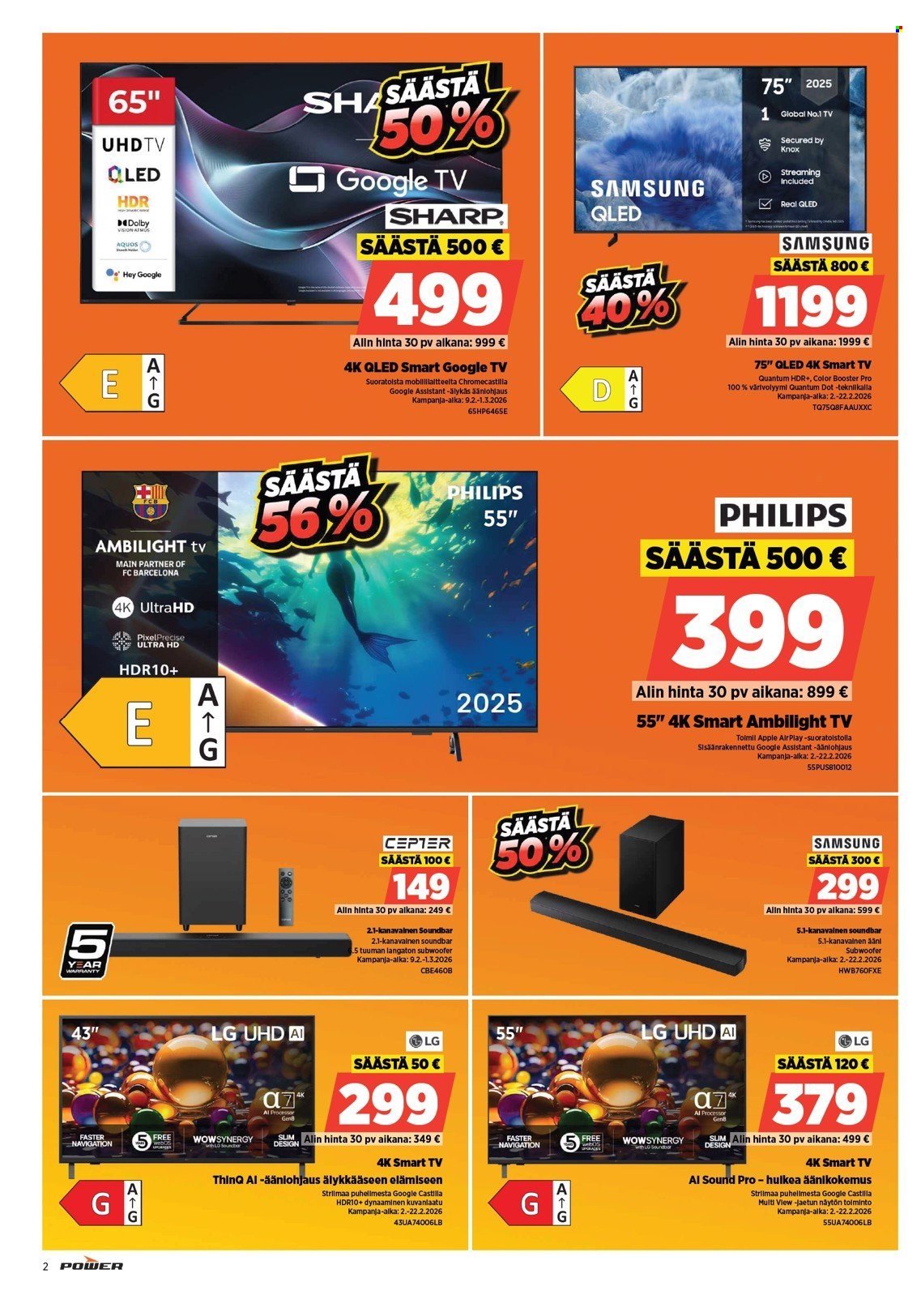 POWER tarjoukset - Helmikuu 2026