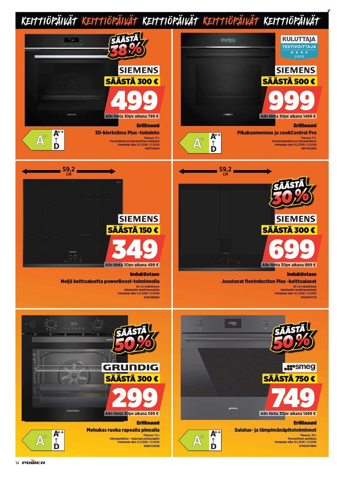 POWER tarjoukset - Helmikuu 2026