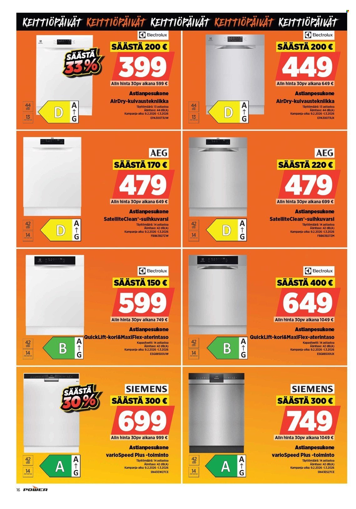 POWER tarjoukset - Helmikuu 2026