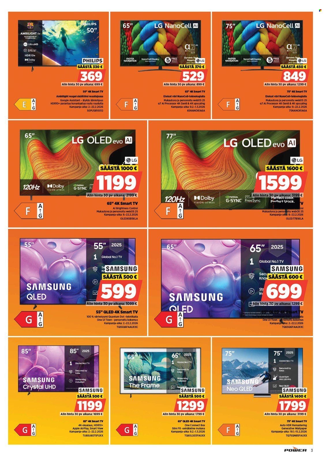 POWER tarjoukset - Helmikuu 2026