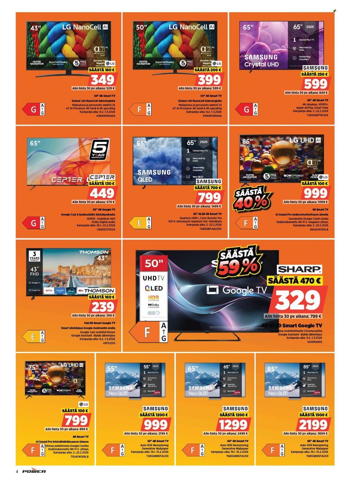 POWER tarjoukset - Helmikuu 2026