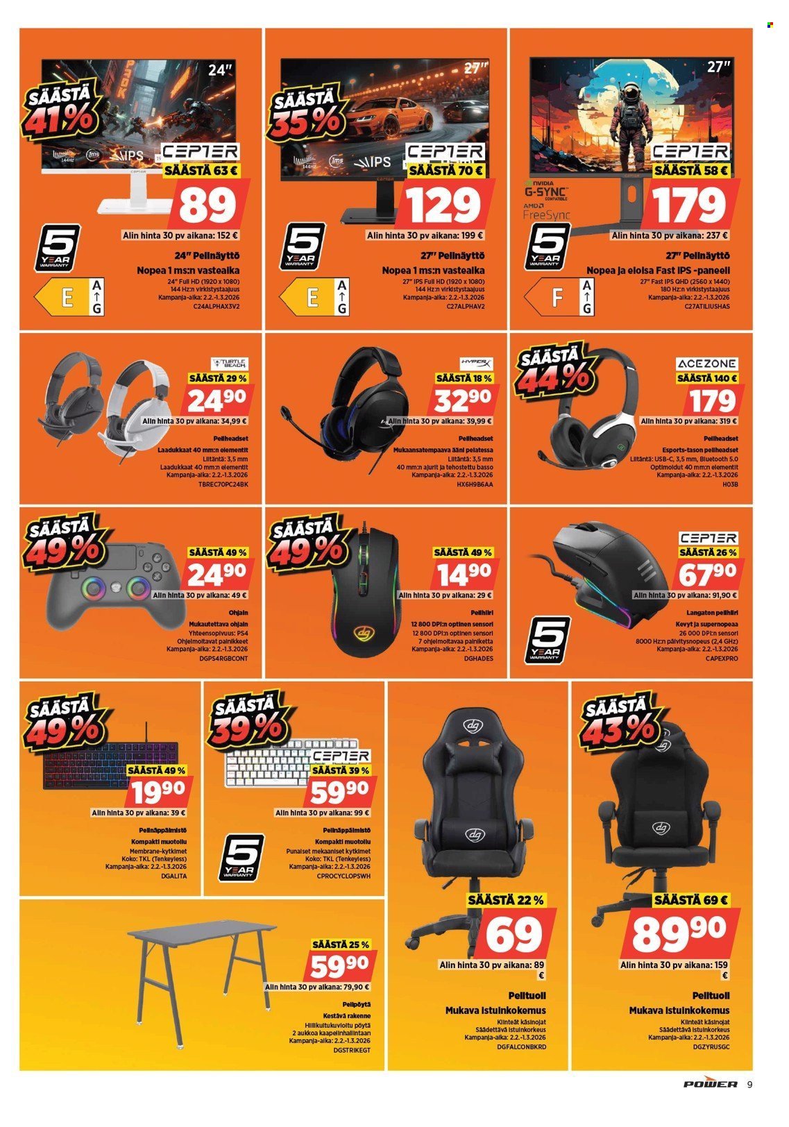 POWER tarjoukset - Helmikuu 2026