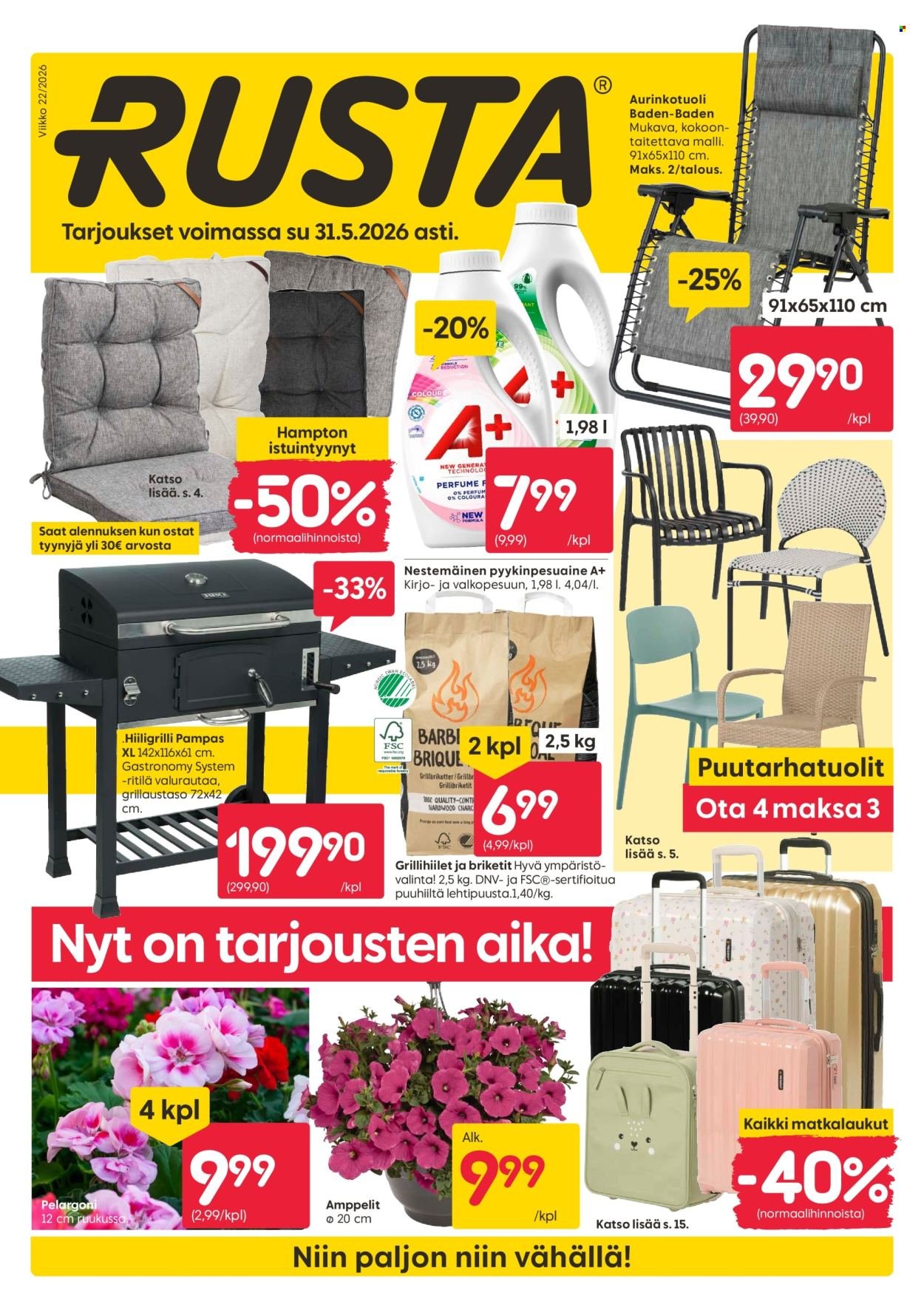 RUSTA tarjoukset - Alkaen MA 25.5.2026