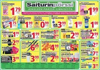 SAITURINPÖRSSI tarjoukset - Alkaen TO 8.10.2026