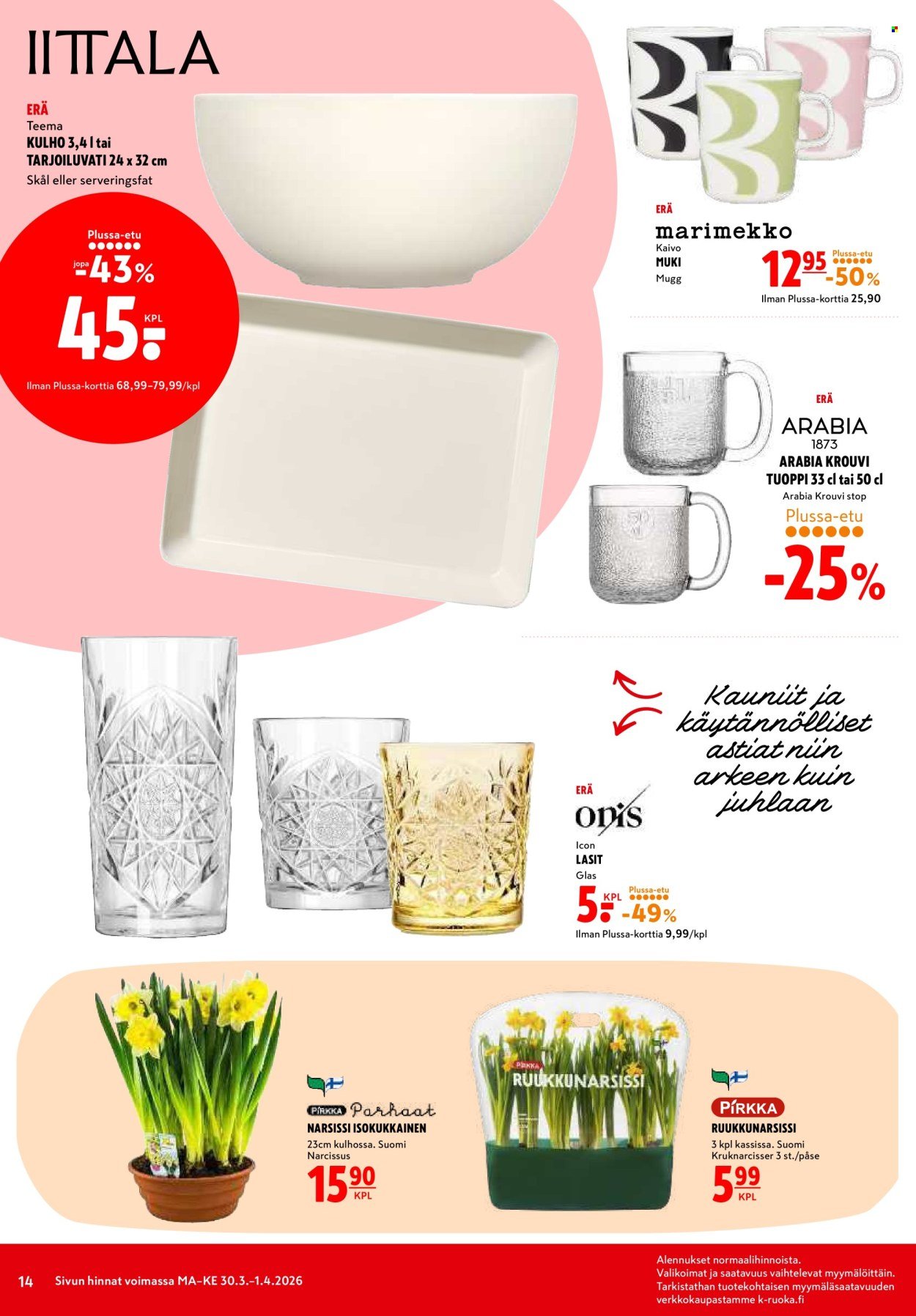 K-CITYMARKET tarjoukset - Alkaen MA 30.3.2026