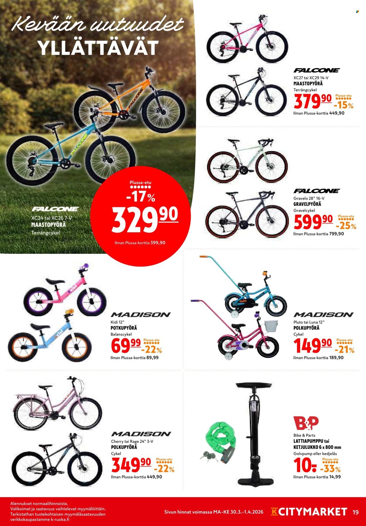 K-CITYMARKET tarjoukset - Alkaen MA 30.3.2026