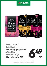 PRISMA tarjoukset - Alkaen KE 13.5.2026