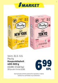S-MARKET tarjoukset - Kaupunkikahvit