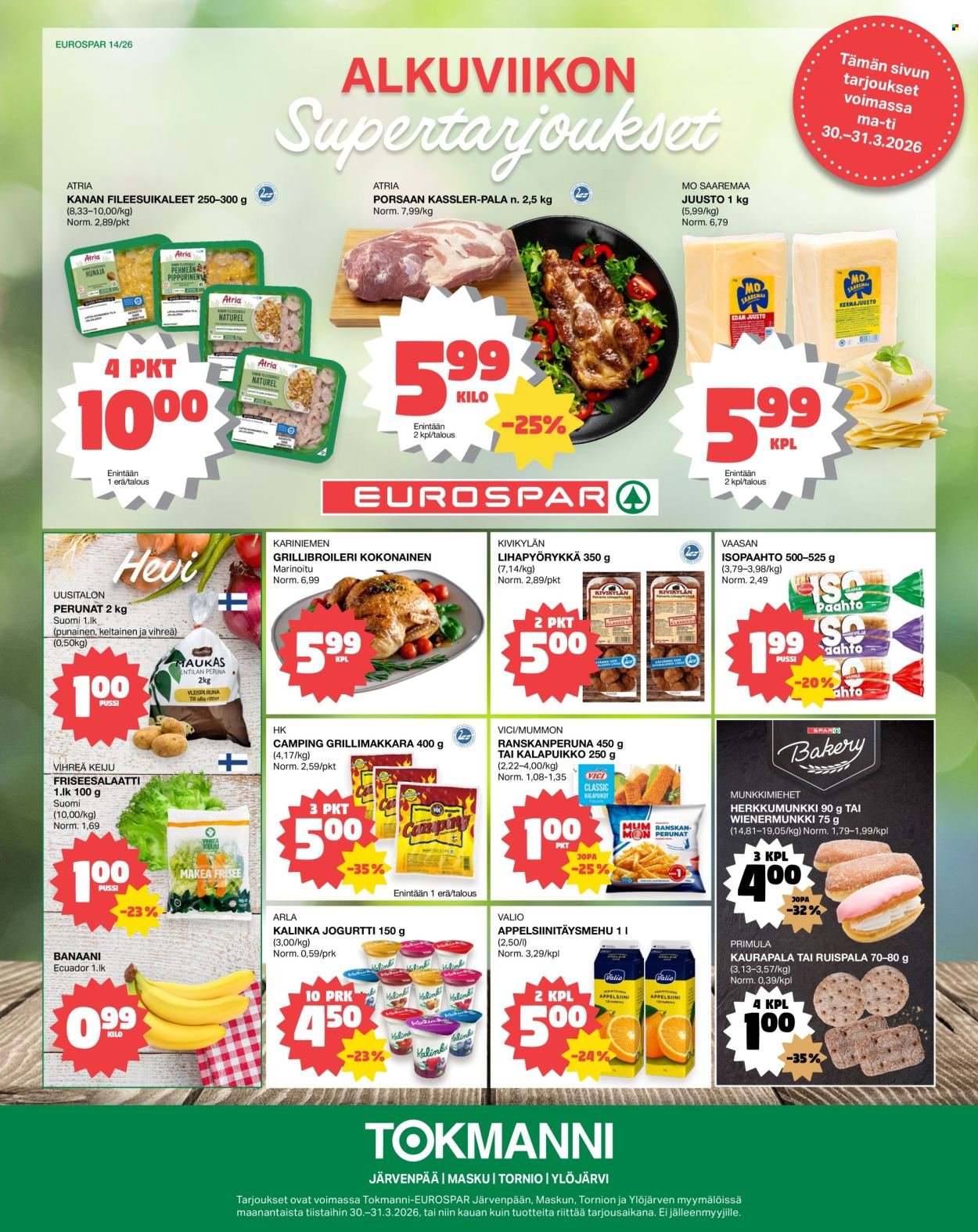 TOKMANNI tarjoukset - EUROSPAR