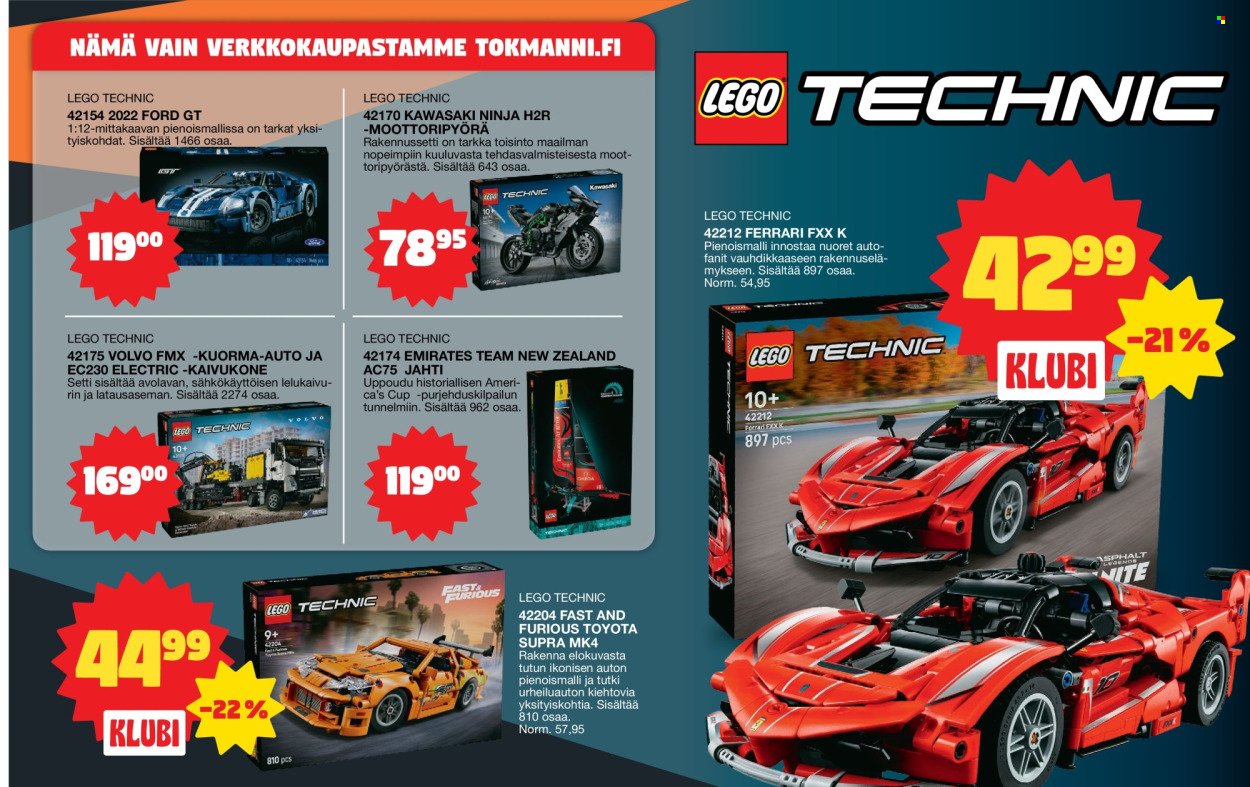 TOKMANNI tarjoukset - Lego-liite (2025-11-03 - 2025-11-09)