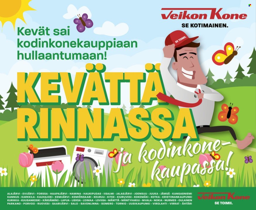 VEIKON KONE tarjoukset - Alkaen MA 4.5.2026