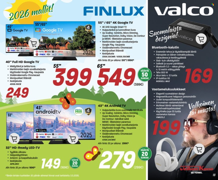 VEIKON KONE tarjoukset - Alkaen MA 4.5.2026