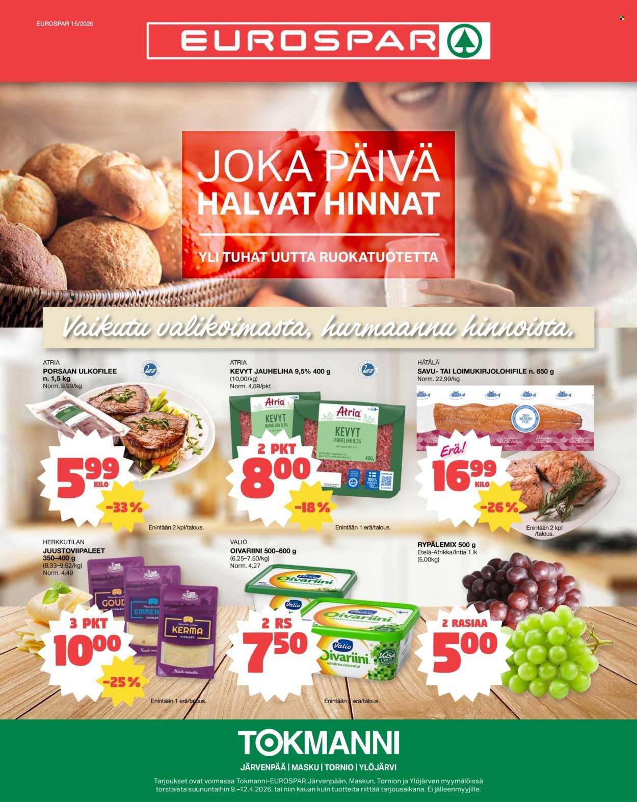 TOKMANNI tarjoukset - EUROSPAR