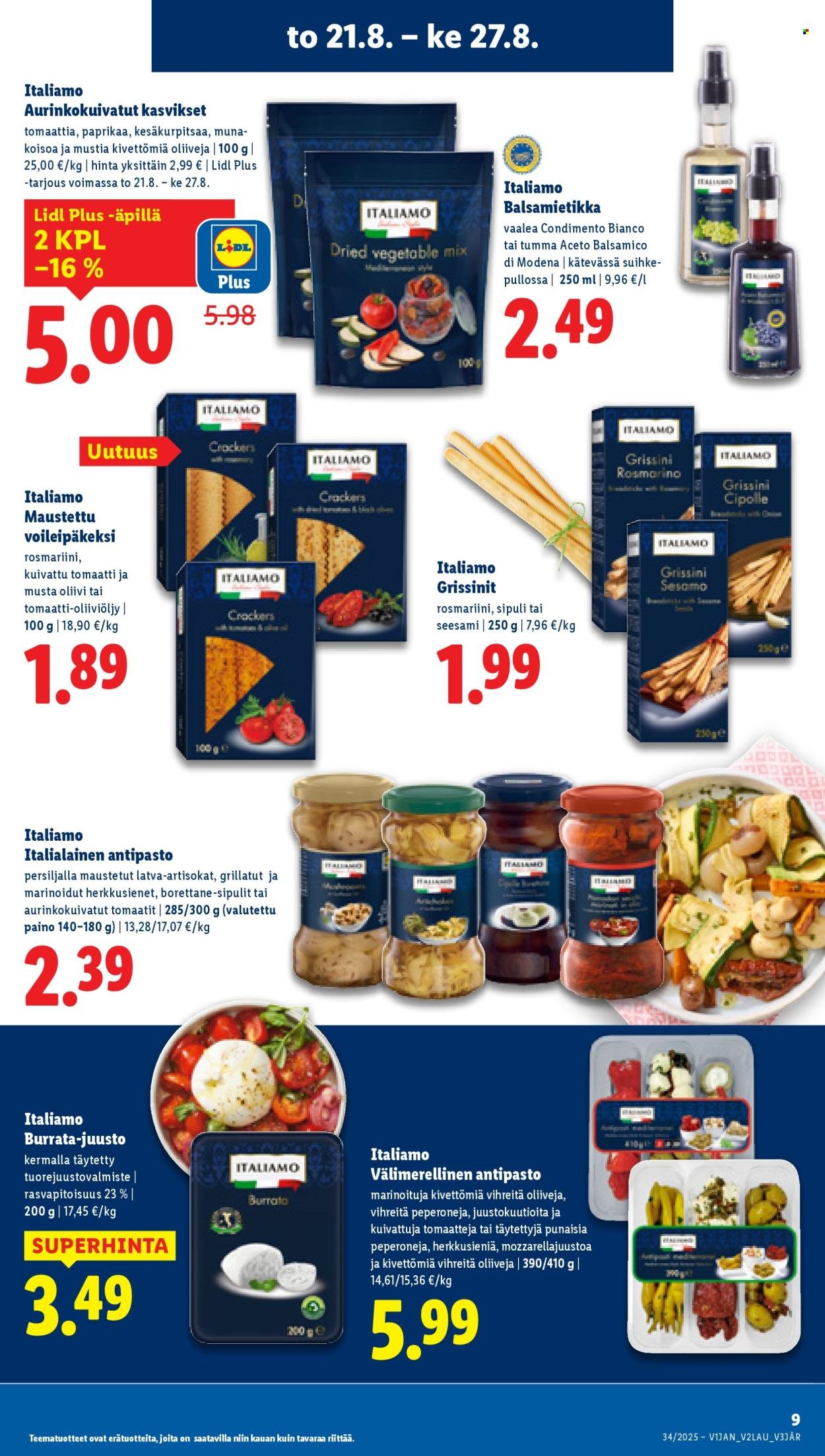LIDL tarjoukset - Alkaen TO 21.8.2025 (2025-08-21 - 2025-08-27)