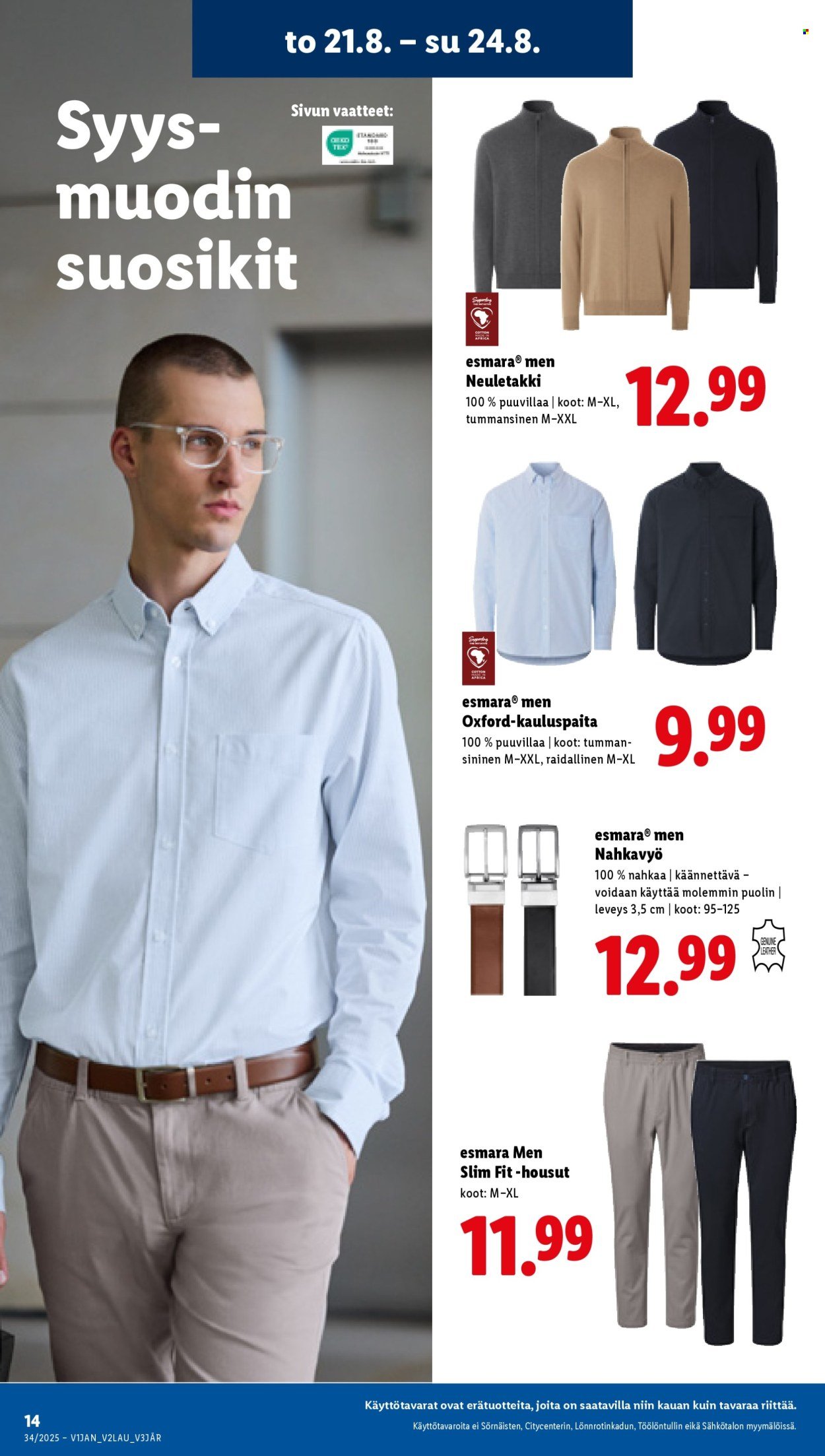 LIDL tarjoukset - Alkaen TO 21.8.2025 (2025-08-21 - 2025-08-27)