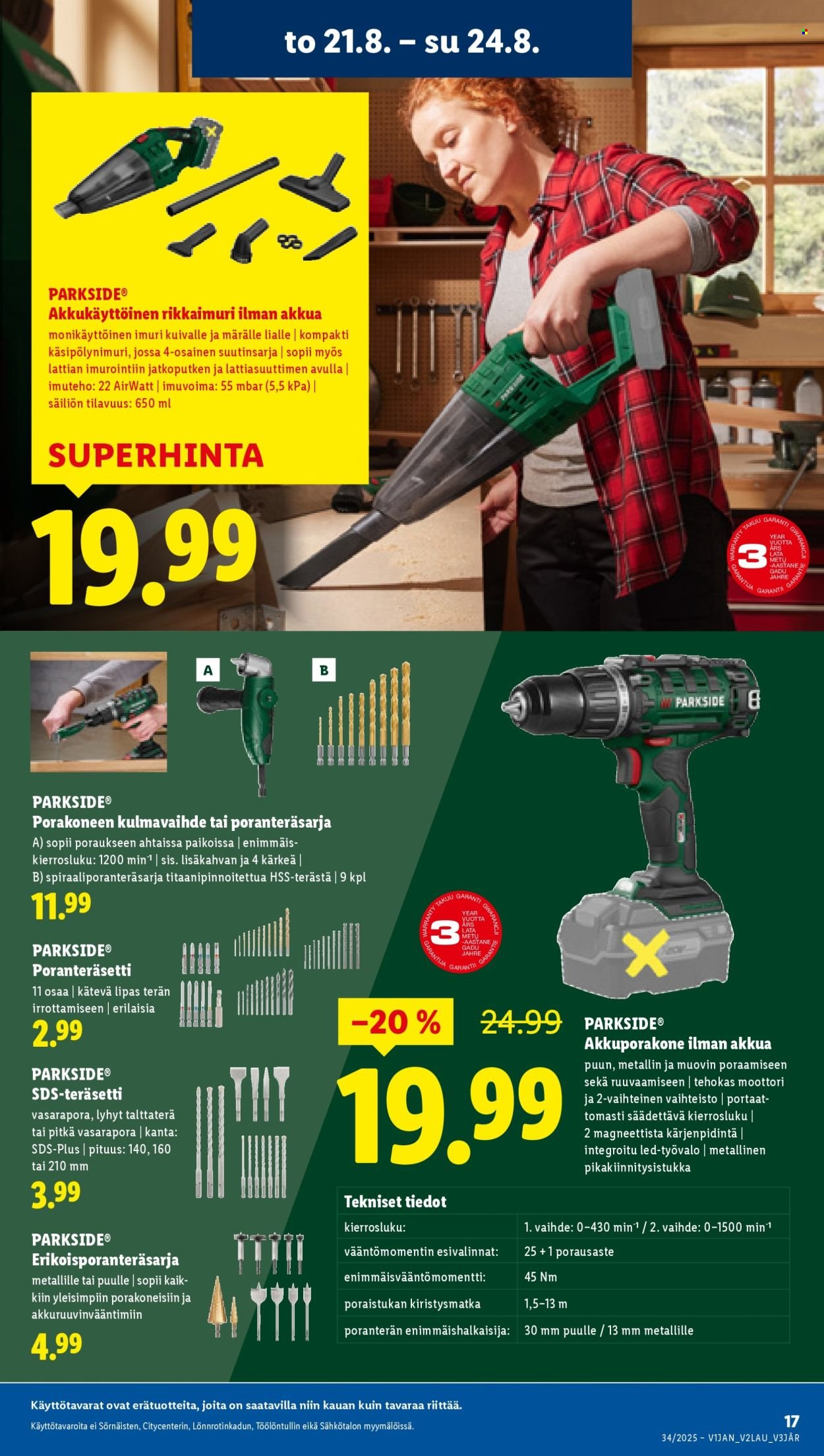 LIDL tarjoukset - Alkaen TO 21.8.2025 (2025-08-21 - 2025-08-27)