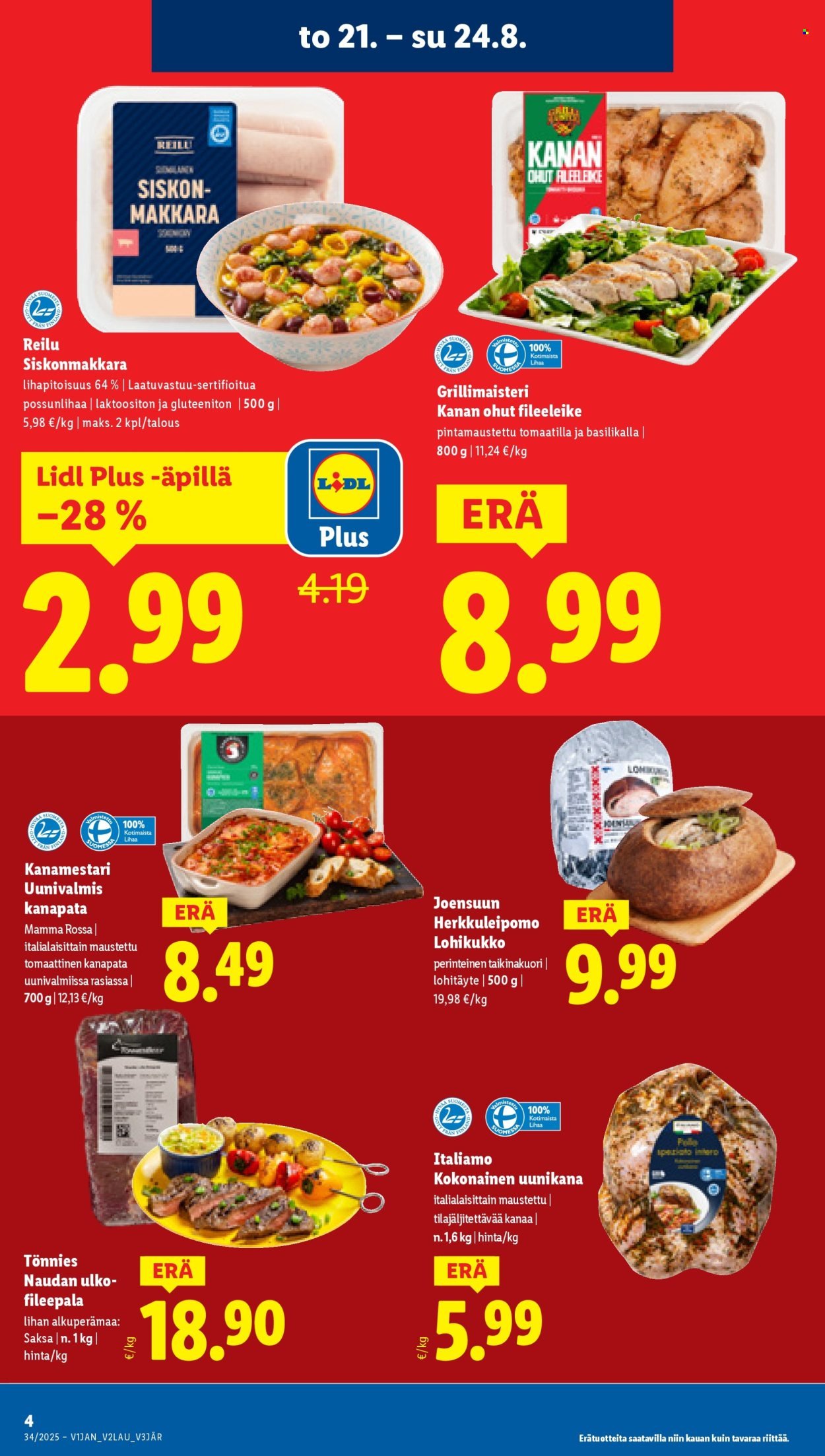 LIDL tarjoukset - Alkaen TO 21.8.2025 (2025-08-21 - 2025-08-27)