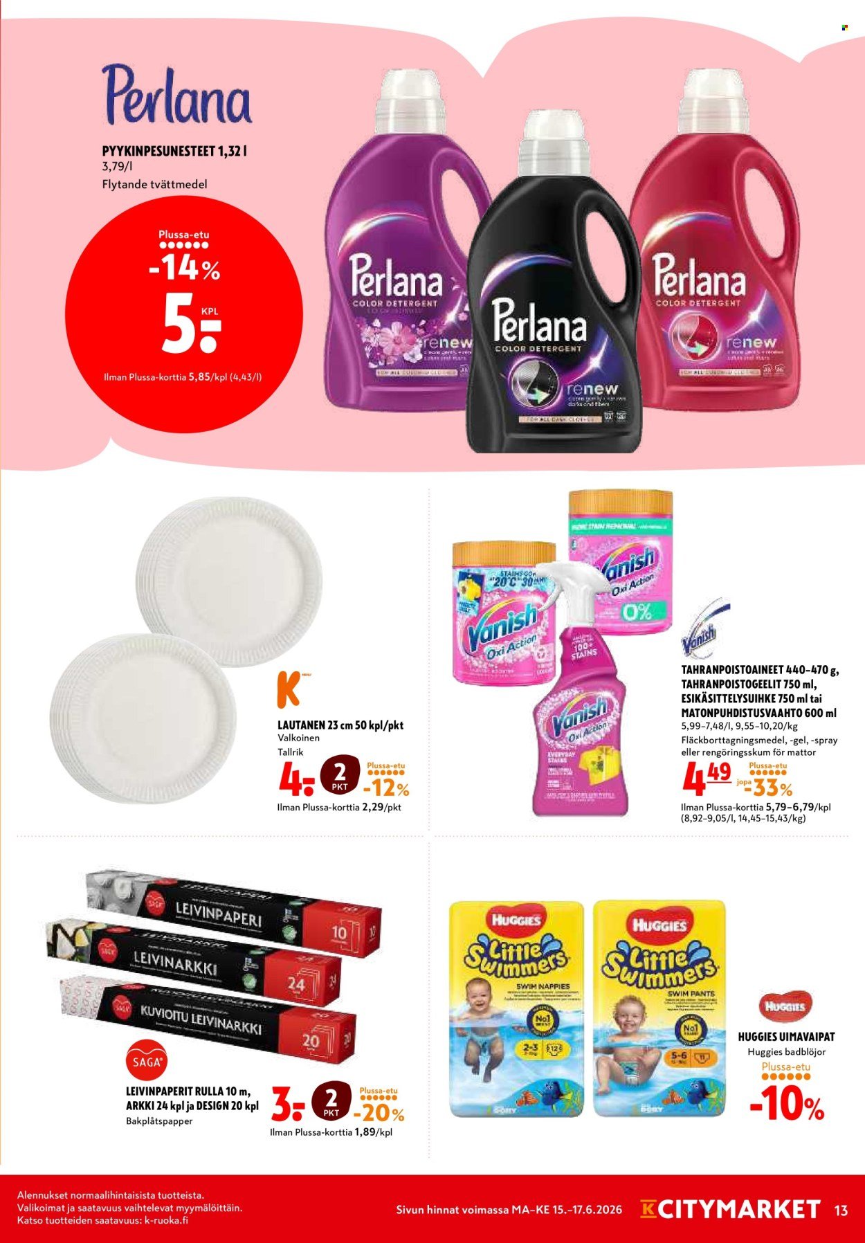 K-CITYMARKET tarjoukset - Alkaen MA 15.6.2026