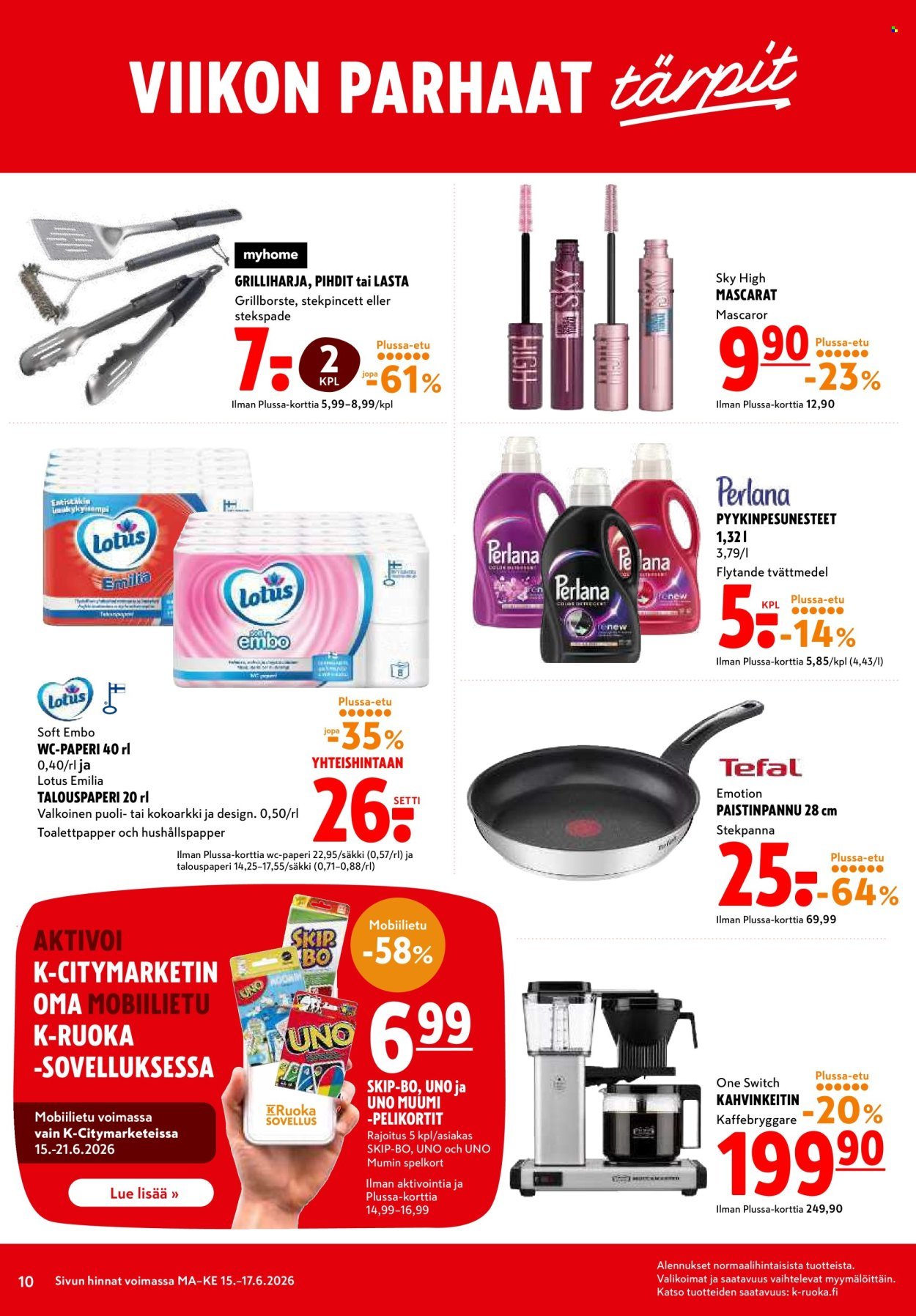 K-CITYMARKET tarjoukset - Alkaen MA 15.6.2026