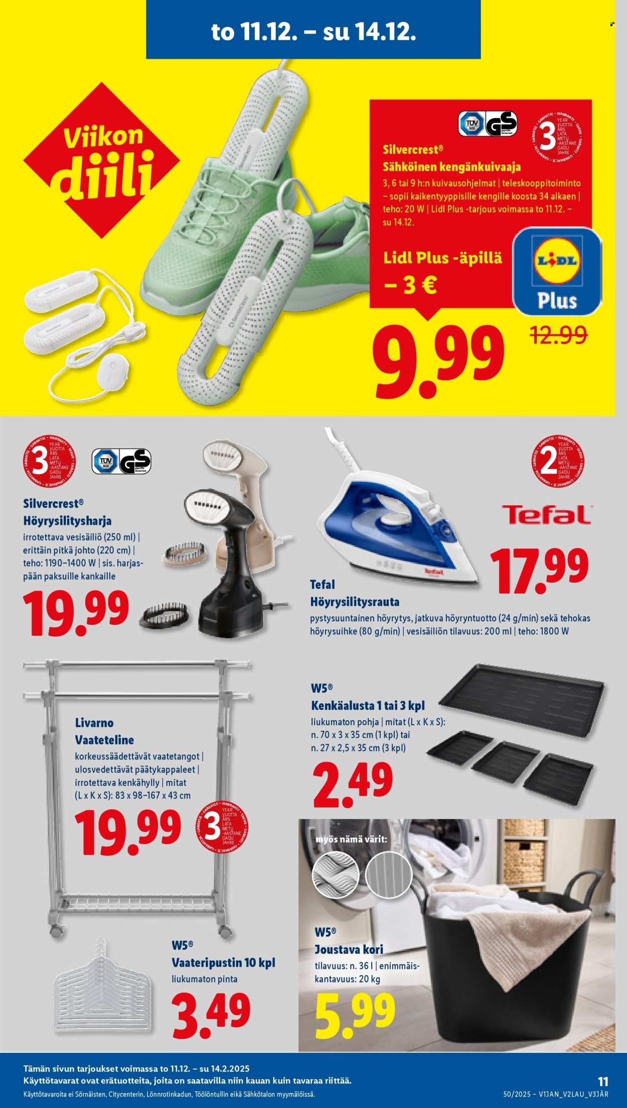 LIDL tarjoukset - Alkaen TO 11.12.2025