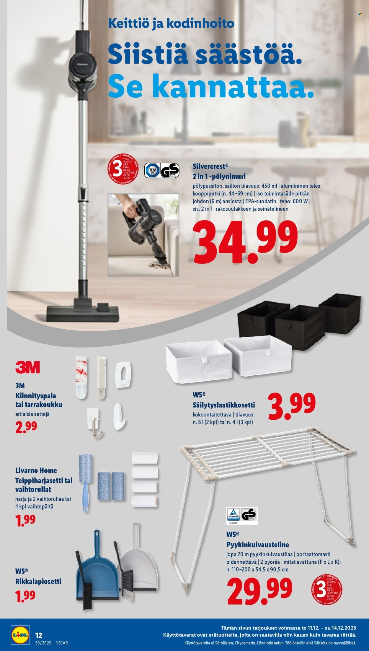 LIDL tarjoukset - Alkaen TO 11.12.2025