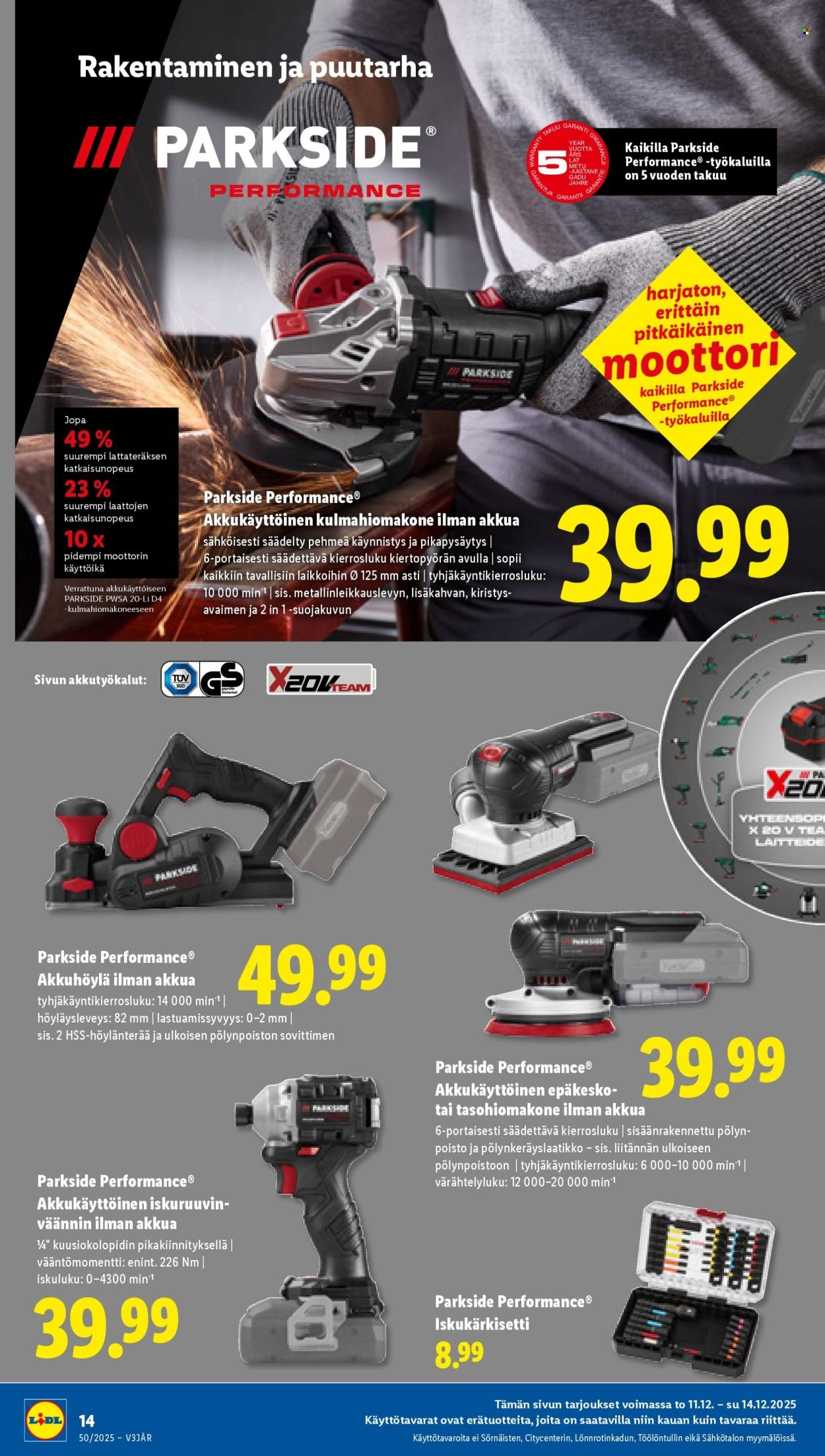 LIDL tarjoukset - Alkaen TO 11.12.2025