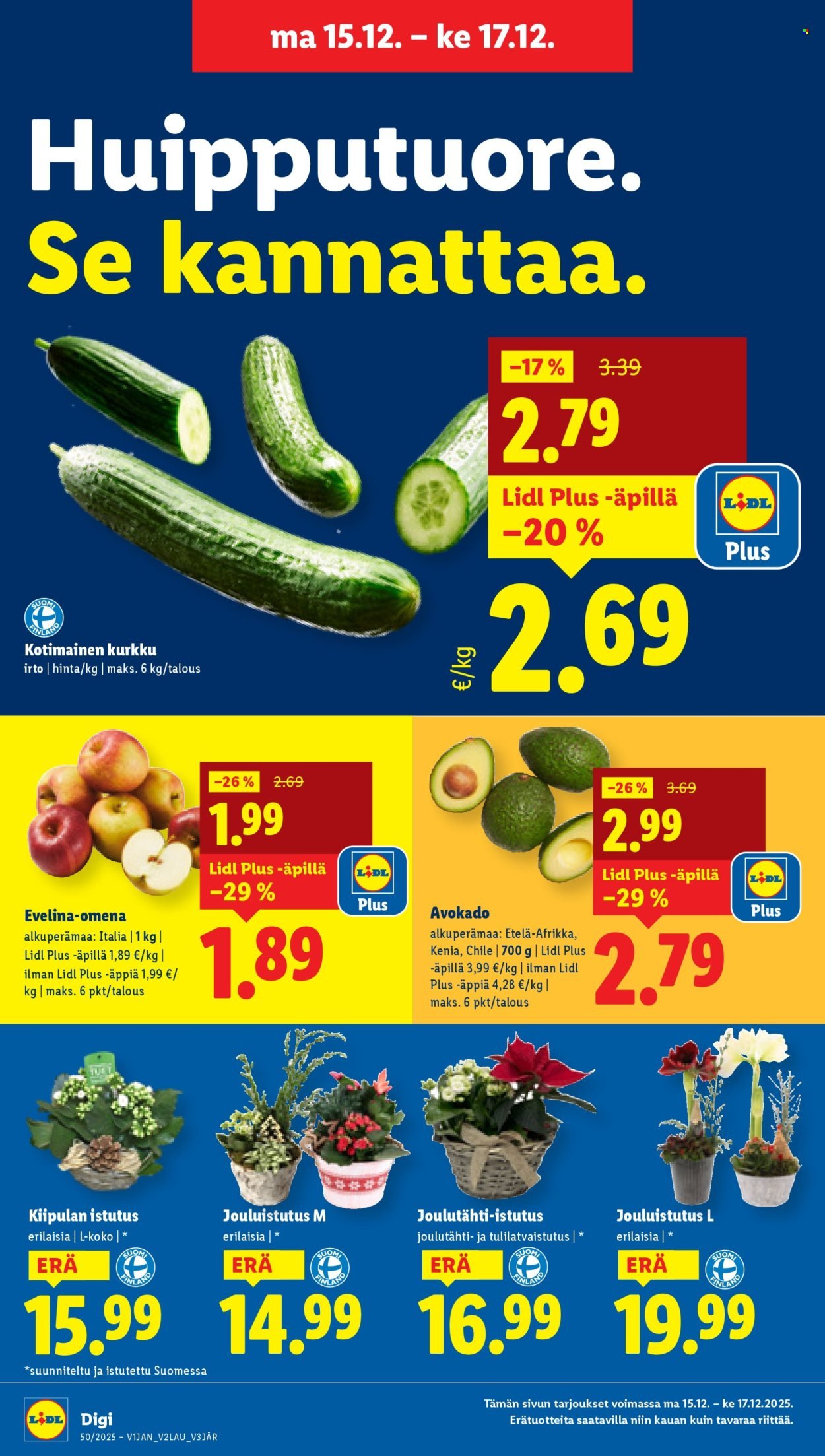 LIDL tarjoukset - Alkaen TO 11.12.2025