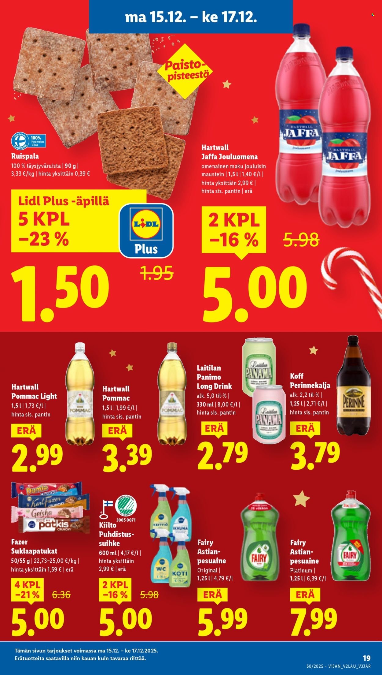 LIDL tarjoukset - Alkaen TO 11.12.2025