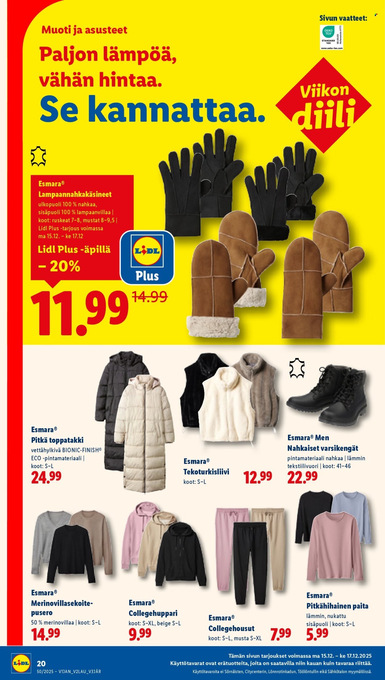 LIDL tarjoukset - Alkaen TO 11.12.2025