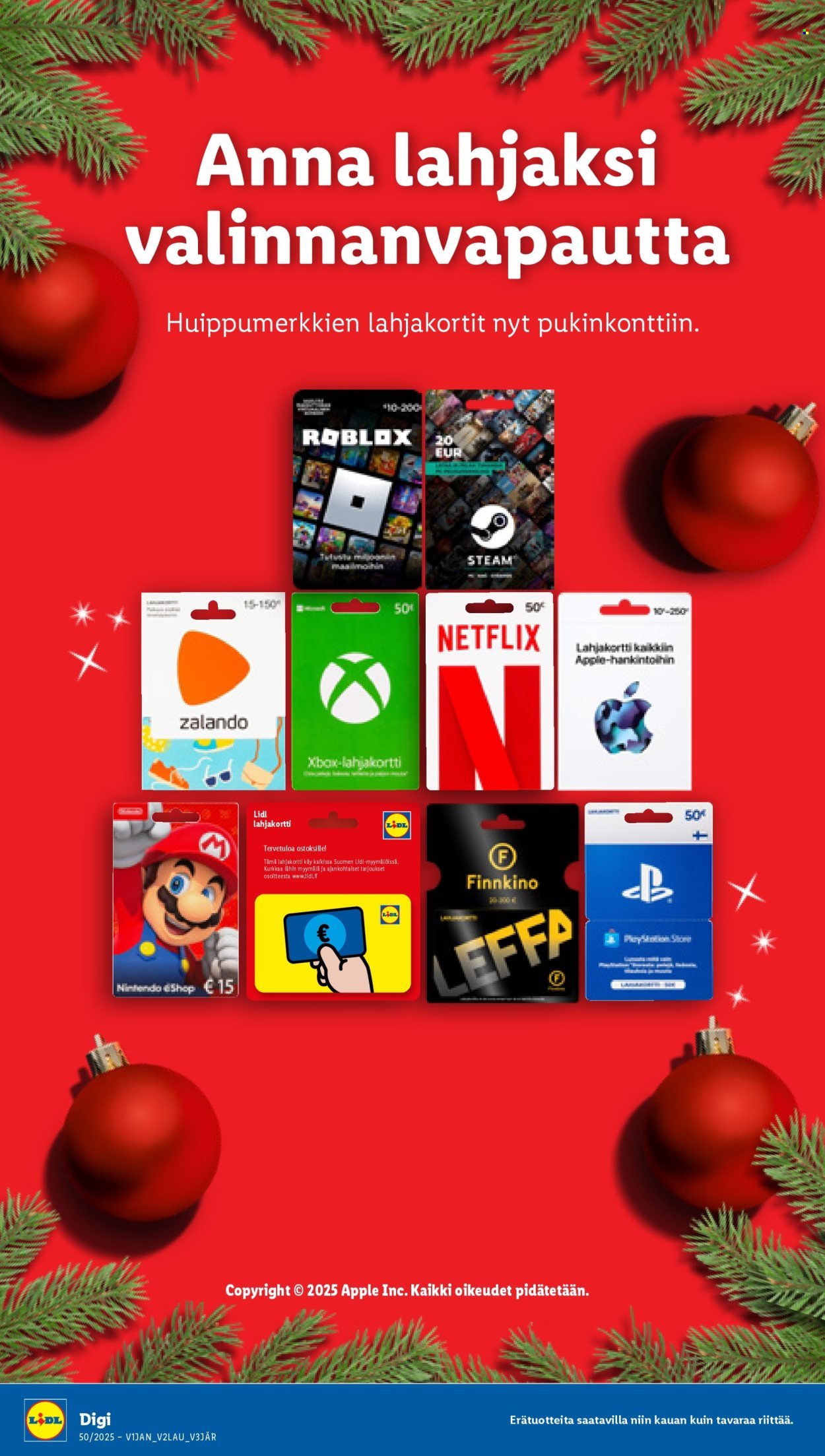 LIDL tarjoukset - Alkaen TO 11.12.2025