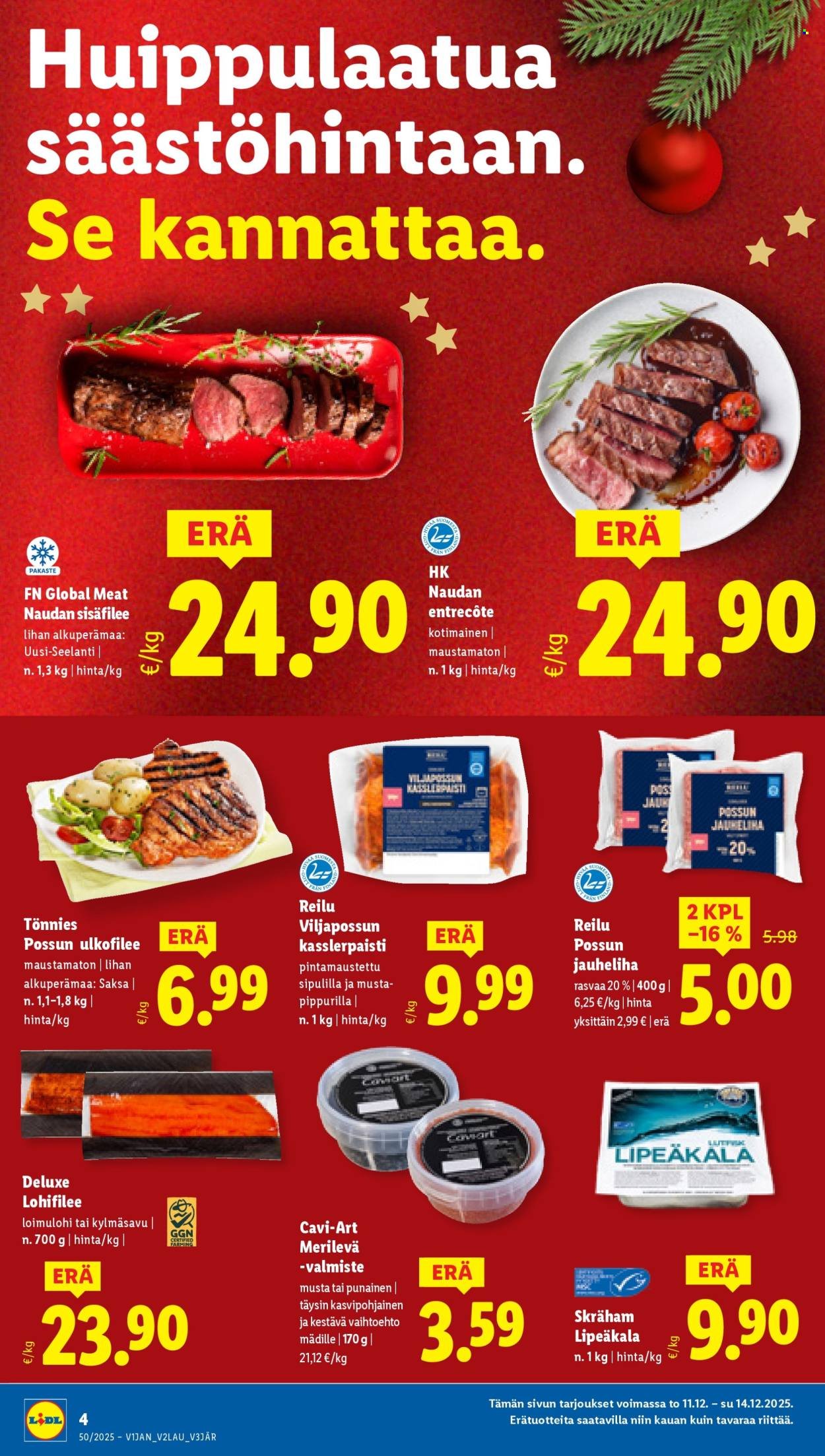 LIDL tarjoukset - Alkaen TO 11.12.2025