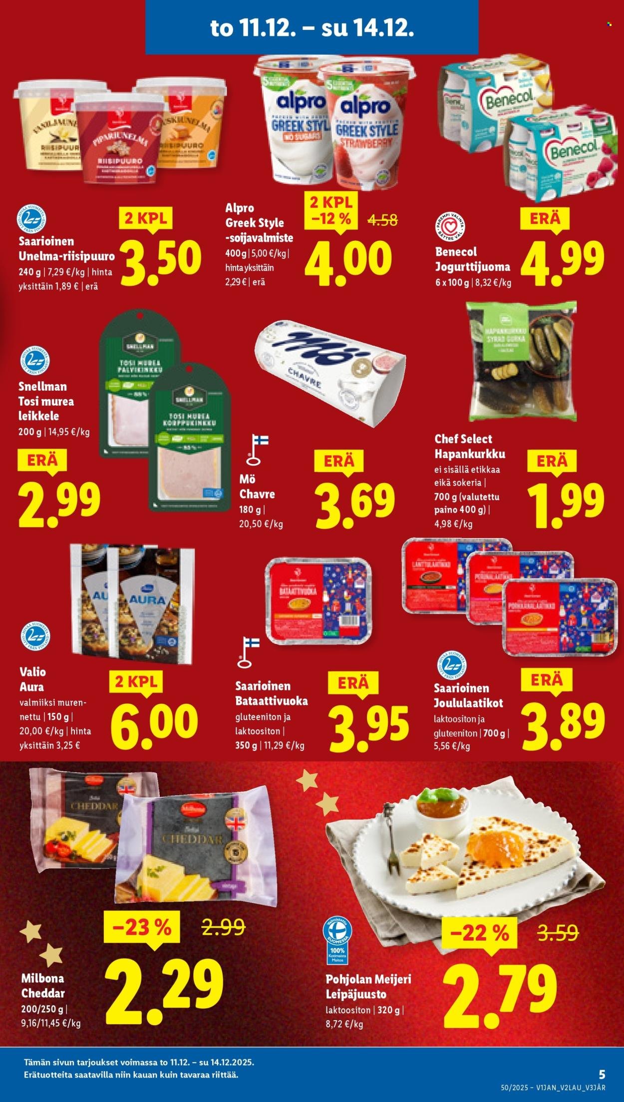 LIDL tarjoukset - Alkaen TO 11.12.2025