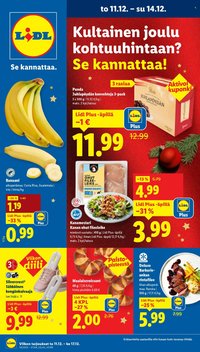 LIDL tarjoukset - Alkaen TO 11.12.2025