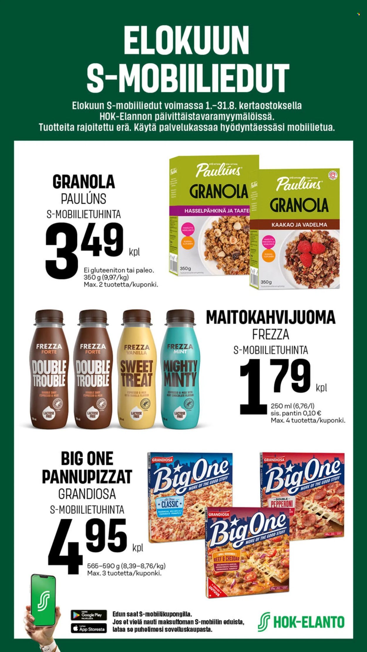 S-MARKET tarjoukset - Elokun S-mobiiliedut