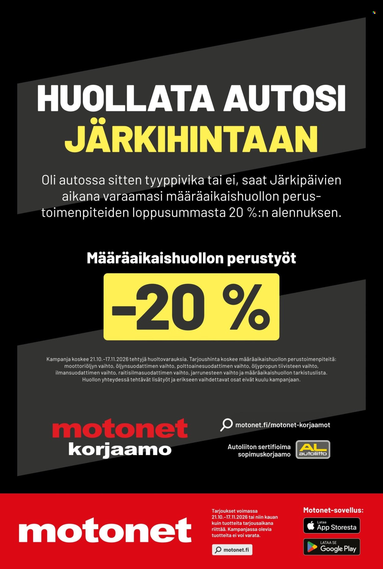 MOTONET tarjoukset - Järkipäivät