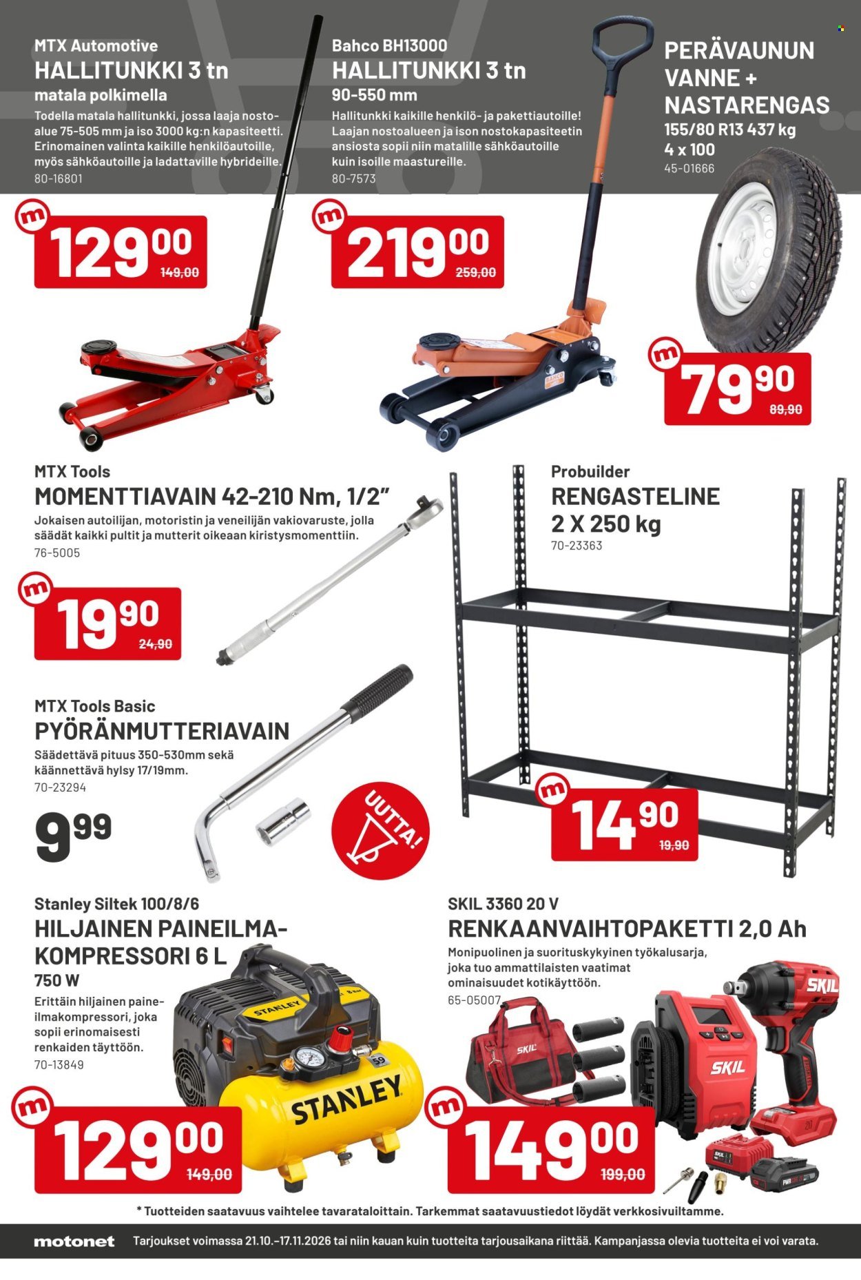 MOTONET tarjoukset - Järkipäivät