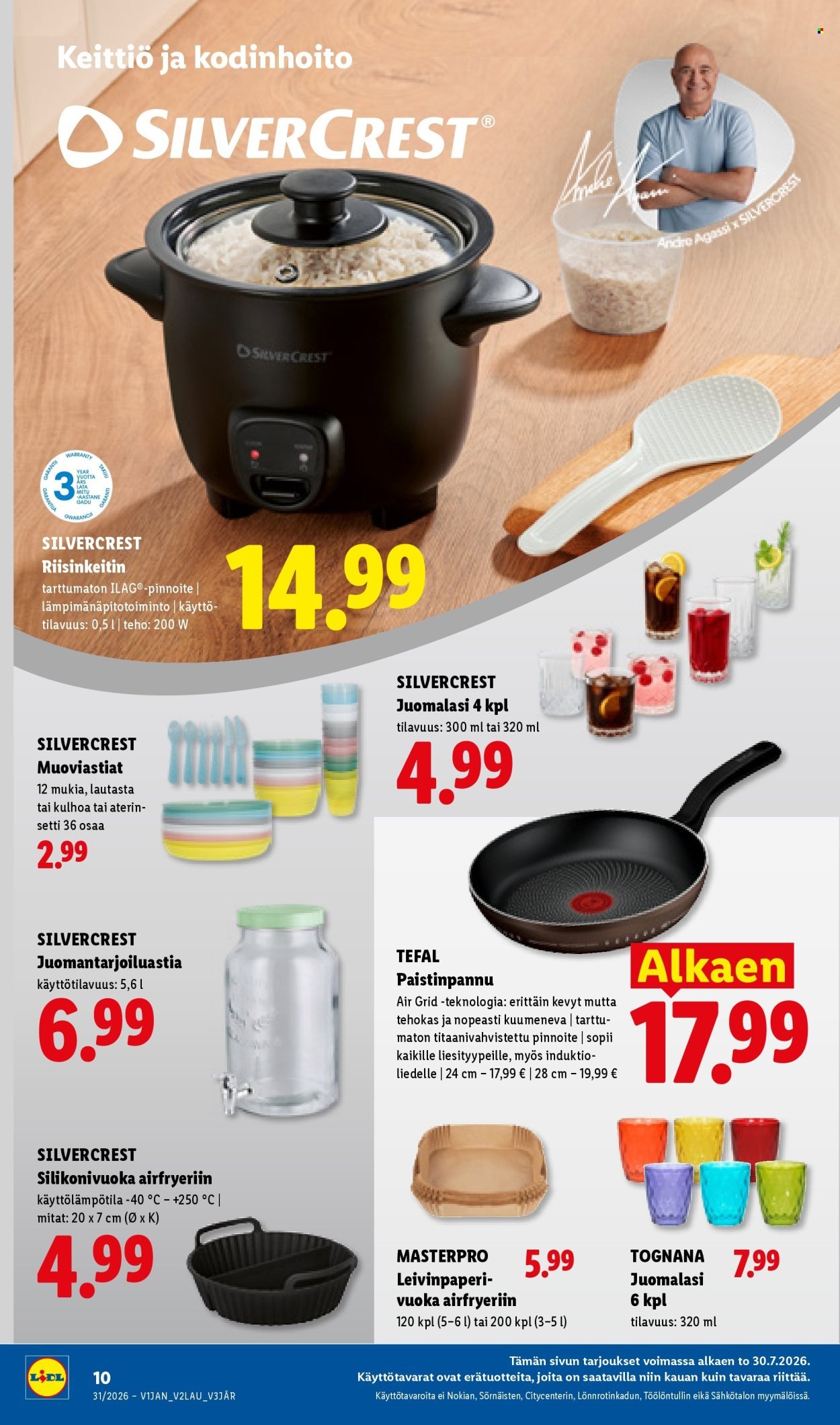 LIDL tarjoukset - Alkaen TO 30.7.2026