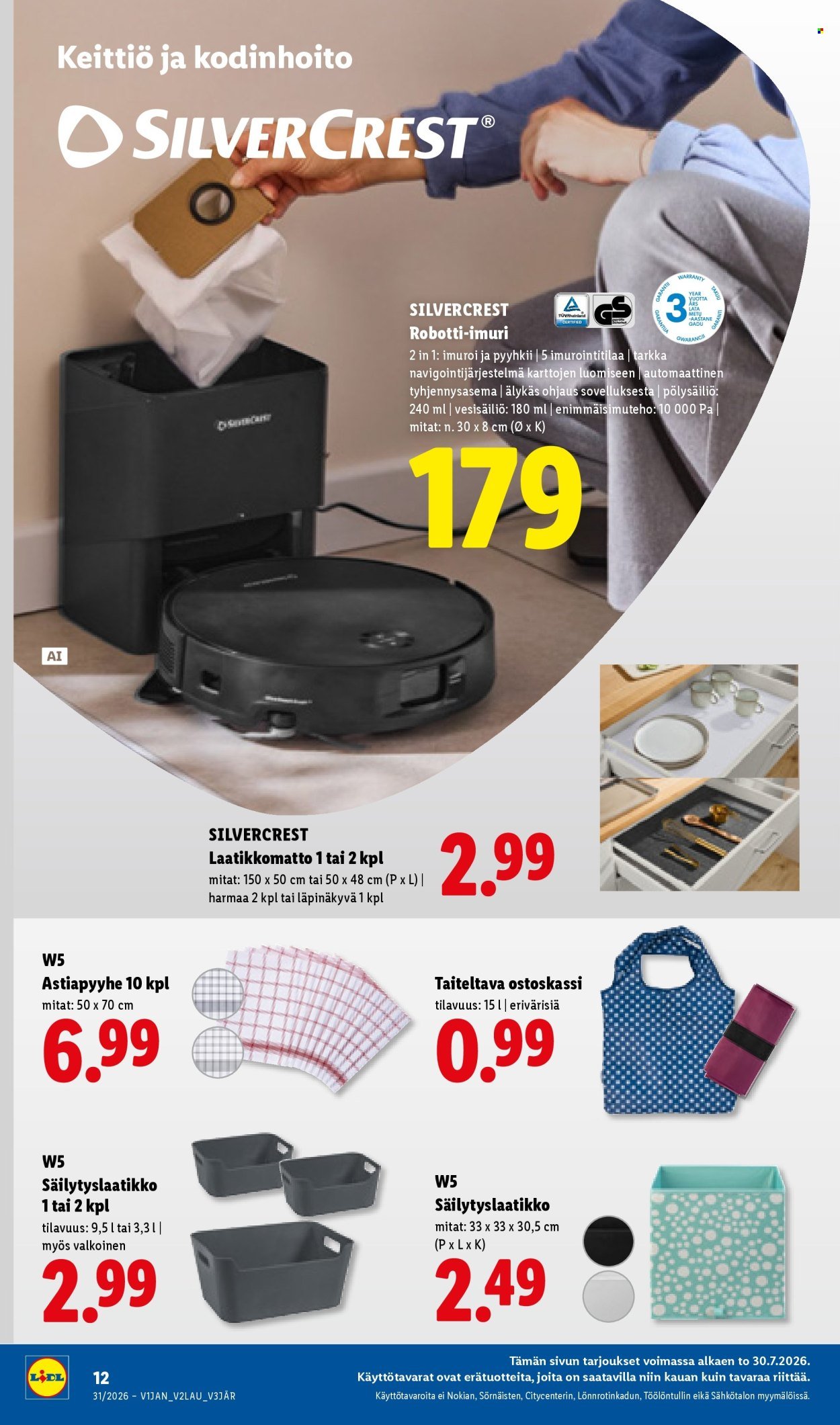 LIDL tarjoukset - Alkaen TO 30.7.2026