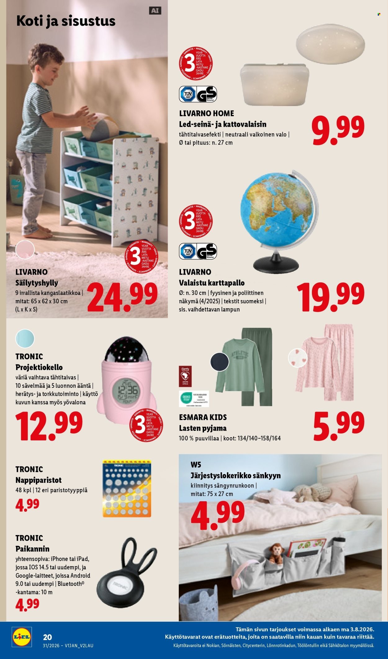 LIDL tarjoukset - Alkaen TO 30.7.2026