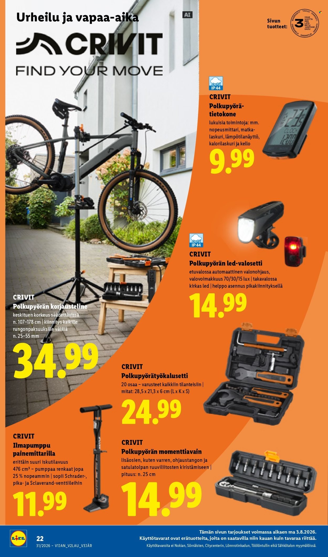 LIDL tarjoukset - Alkaen TO 30.7.2026