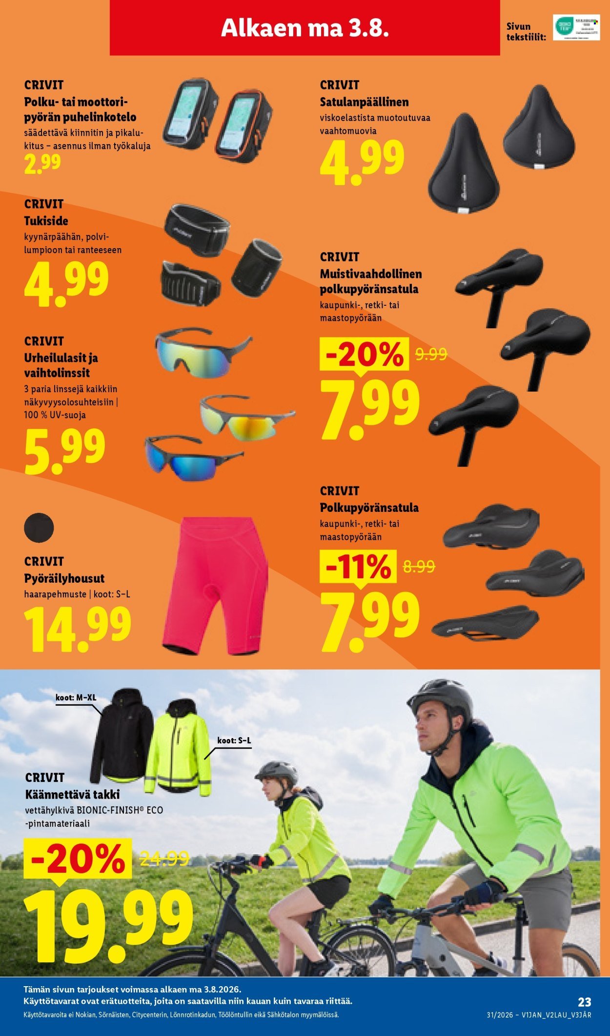 LIDL tarjoukset - Alkaen TO 30.7.2026