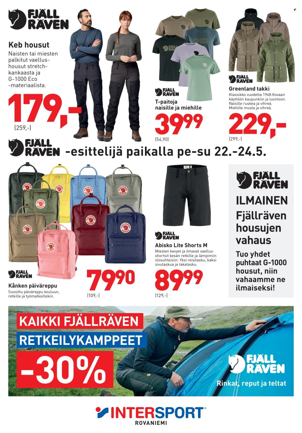 INTERSPORT tarjoukset - Rovaniemen erämessutarjoukset