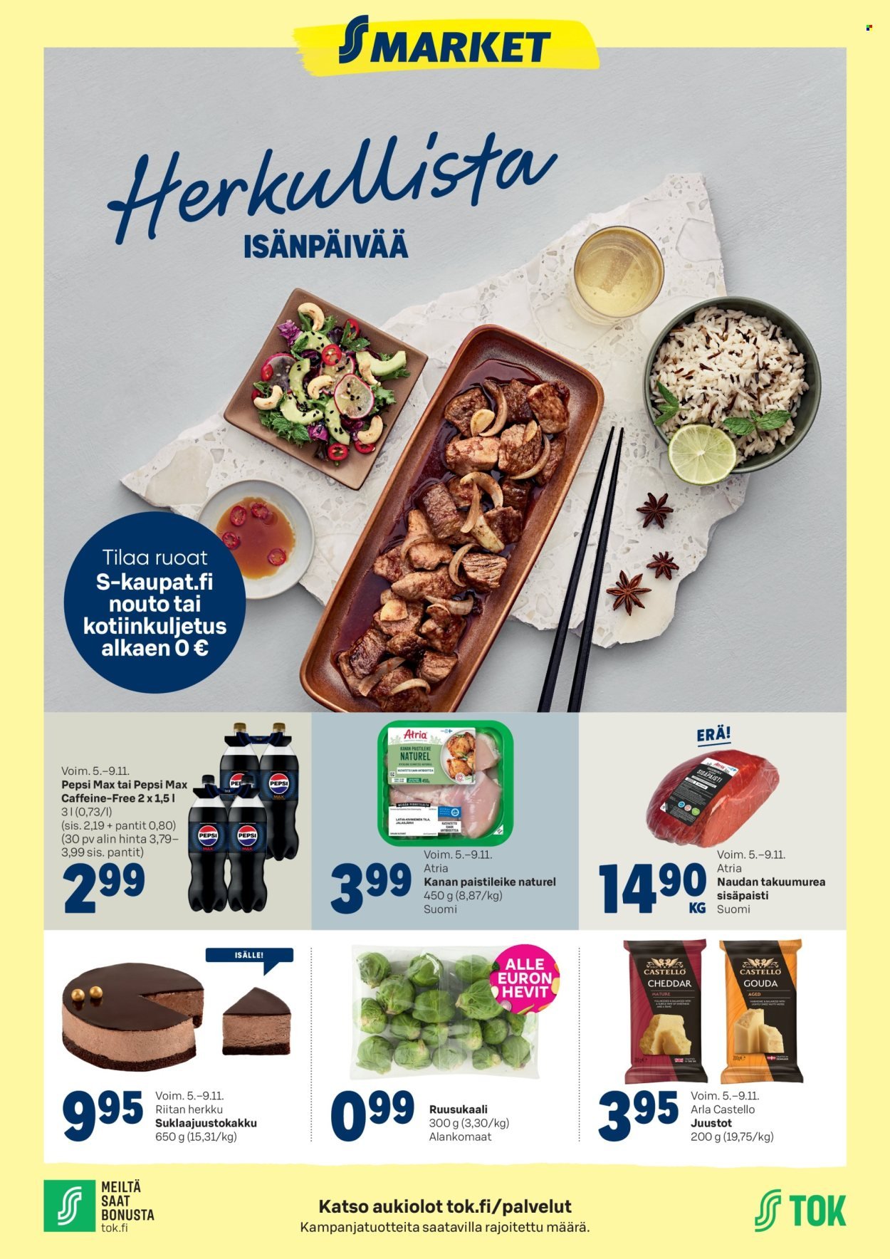 S-MARKET tarjoukset - Tok (2025-11-05 - 2025-11-09)